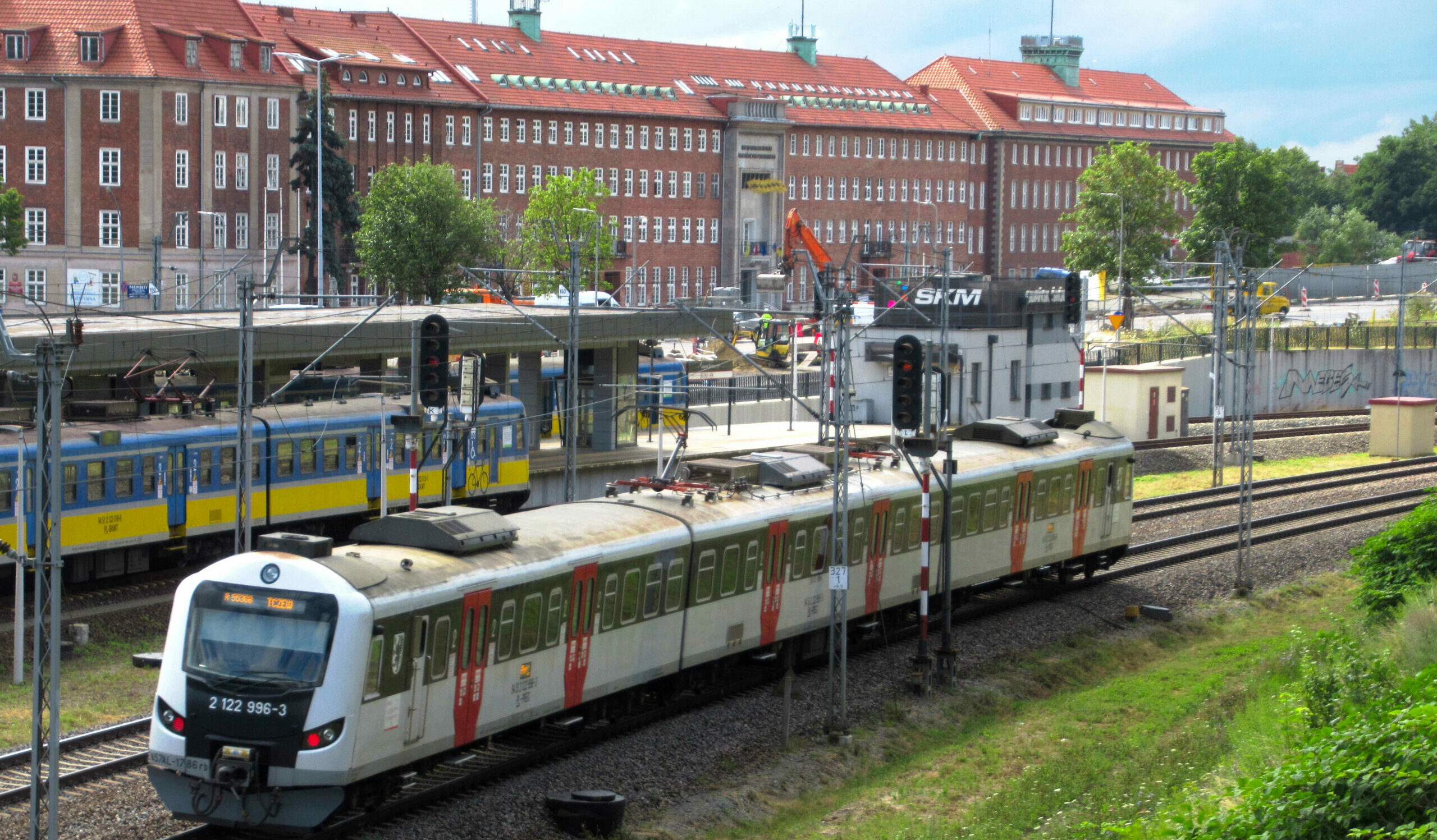 Pociąg w Gdańsku
